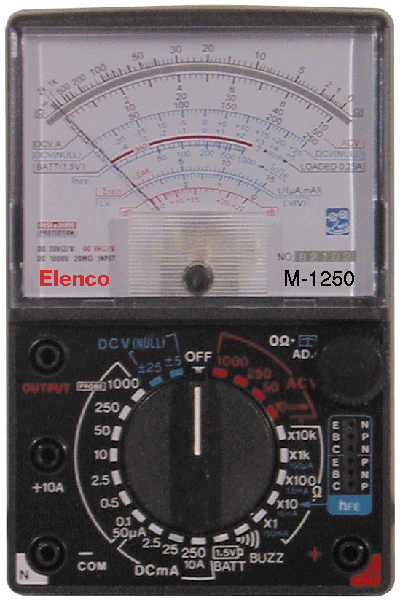Elenco M-1250K 20k/V VOM Analog multimeter Kit